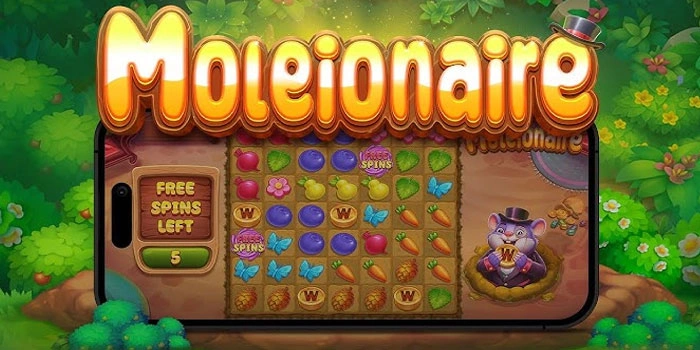 Favorite Moleionaire Slot with Fantastic Jackpots for New Players